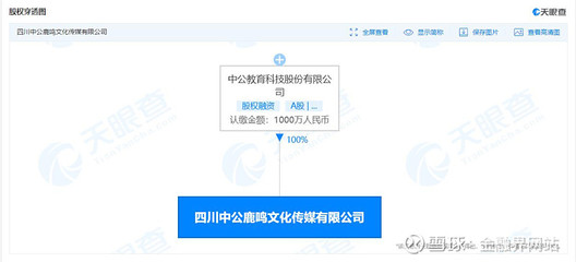 中公教育布局文化傳媒領域，成立注冊資本1000萬新公司